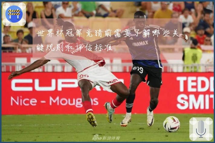 世界杯冠军竞猜前需要了解哪些关键规则和评估标准